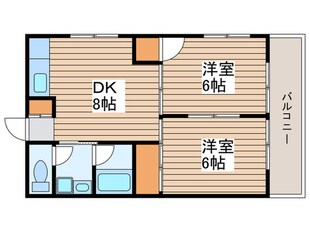 ｱ-ﾊﾞﾝﾊｲﾂ太田の物件間取画像